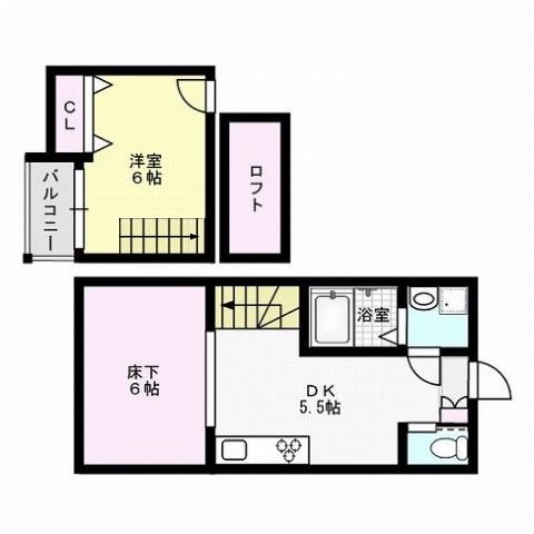 ヴァシオ姪浜～光ネット無料～ 間取り