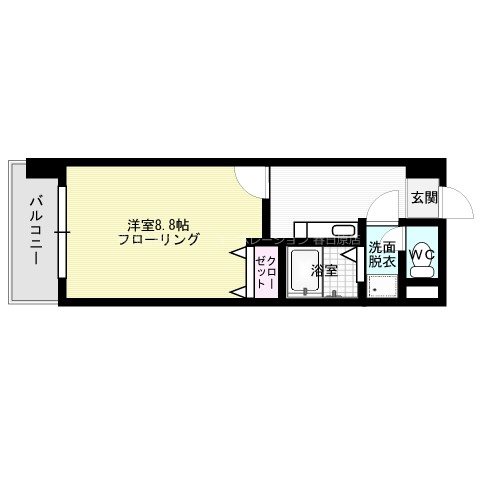 エトランゼ五番館 701号室 間取り
