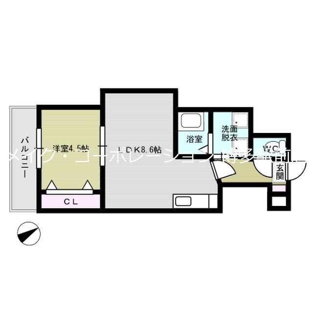 ゆうプラザ博多駅東 間取り