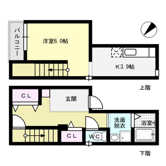 ポラリス光丘 105号室 間取り