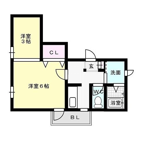 T-fine2はら 間取り図