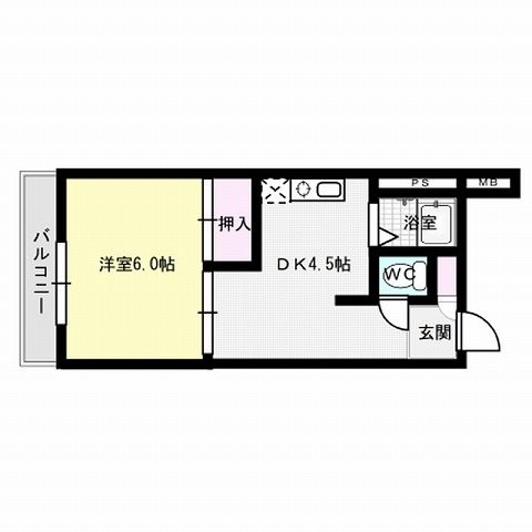 アーバン西新南 間取り