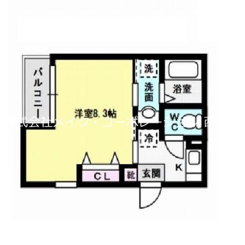 リブレア姪浜駅北 間取り