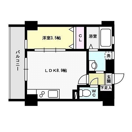 間取り エルヴィータ七隈~ネット無料~ 間取り図