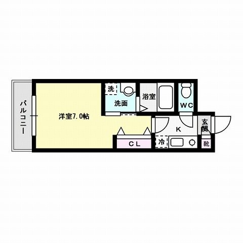 エステートモア博多駅前 間取り