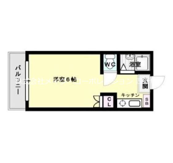 スリム片江 間取り