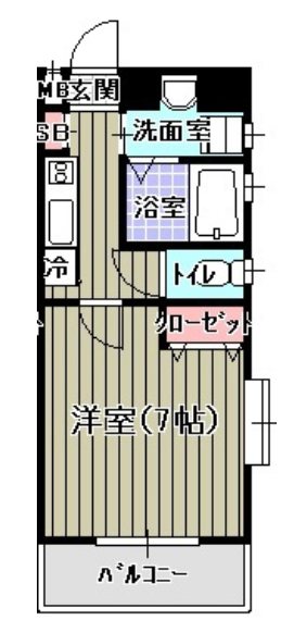 間取り シャローム室見 間取り図