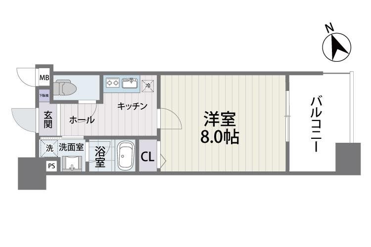 S-FORT福岡県庁前 間取り
