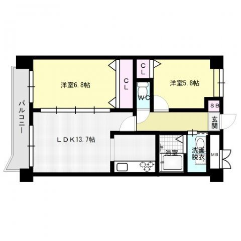 アートメゾン七隈 間取り
