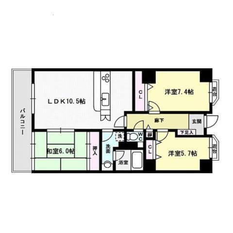 プライムメゾン百道浜 間取り