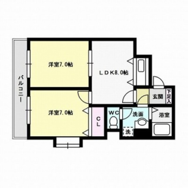 エステートモア博多駅前 間取り