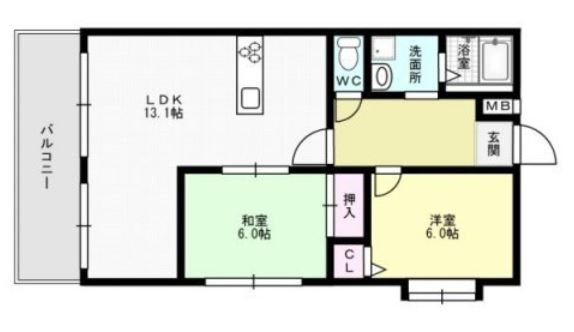Sフラット～ネット・駐車場無料～ 間取り