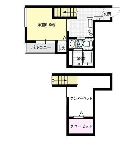 GECK南片江～ネット無料～ 間取り