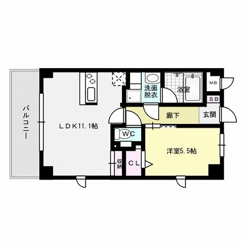 ソラーレ油山～ネット無料～ 間取り