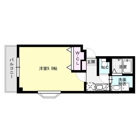 ハイツF2 間取り