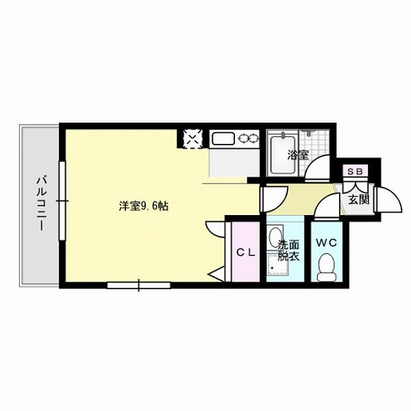 Nラヴィーヌ荒江～ネット無料～ 間取り