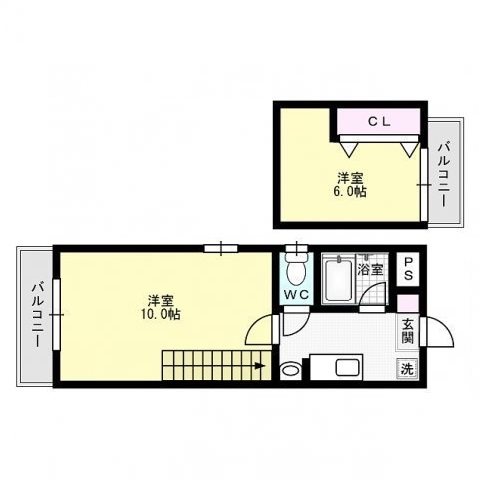 テングッド片江～ネット無料～ 間取り