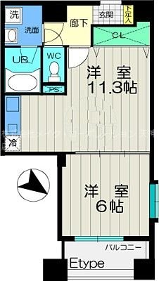 アーバントップ清川 908号室 間取り