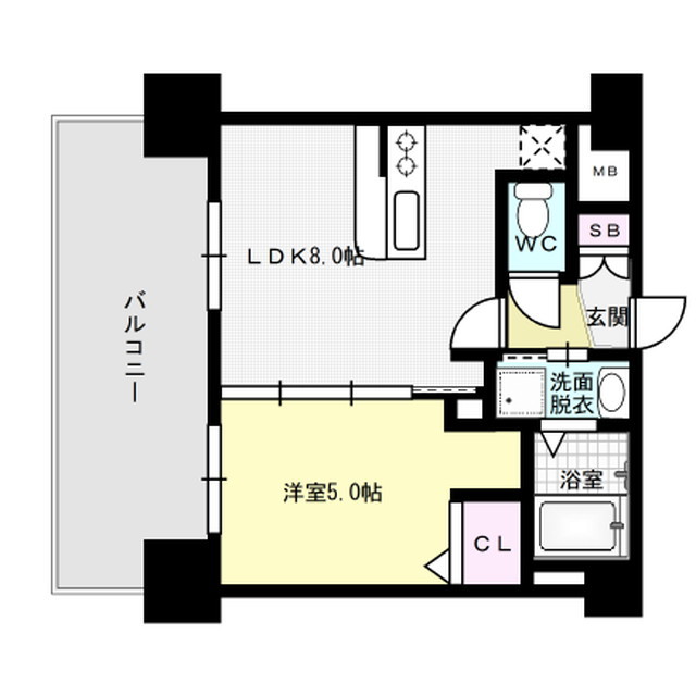 三島マンション博多駅東 間取り