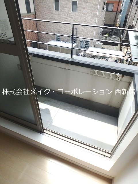 ベランダ セントラルコート室見~ネット無料~ ベランダ
