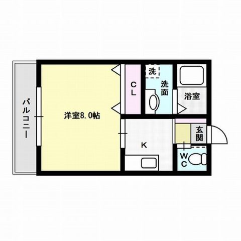 ハッピーヒルズＡ 間取り