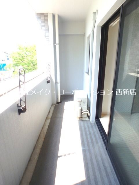 プレミアムレジデンス別府駅前～ネット無料～ ベランダ