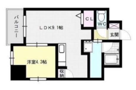 アイコリーネ城南 間取り