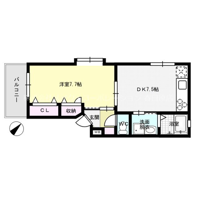 セントヴィラージュ 302号室 間取り