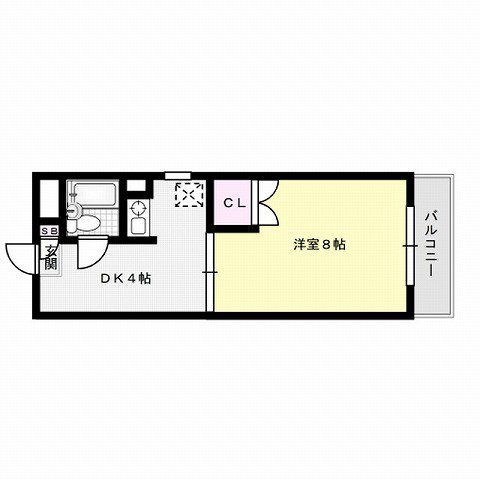 ヘブンフィールド荒江～ネット無料～ 間取り