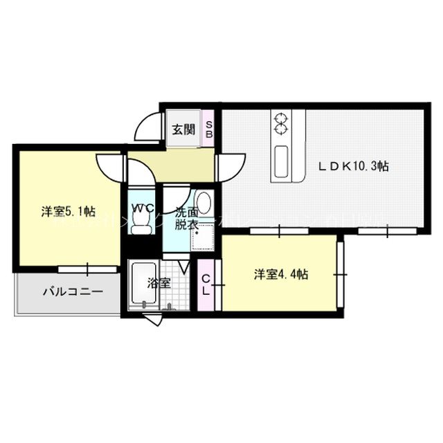 グランメゾン博多 間取り図