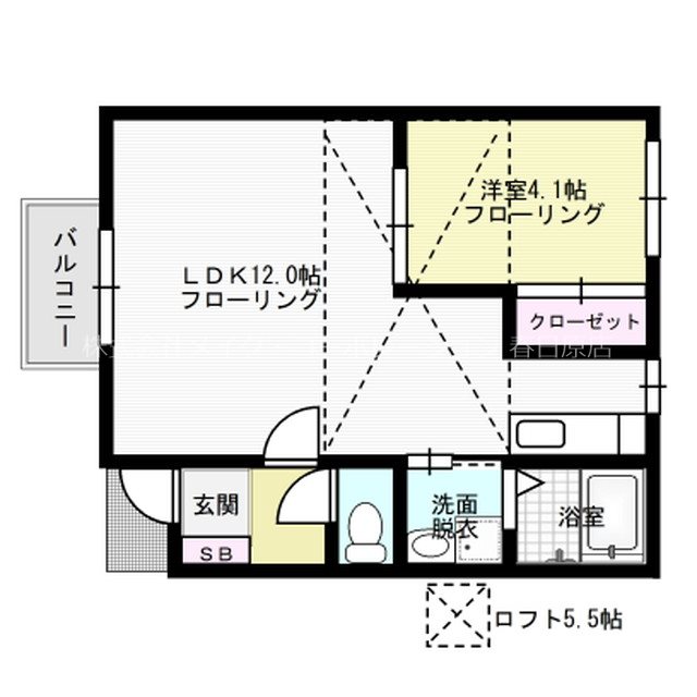 ヴェルネスM 203号室 間取り