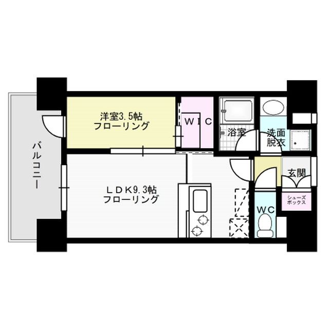ネストピア薬院 間取り図