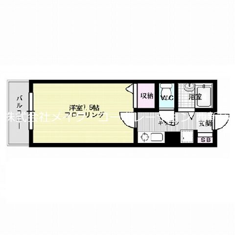 レジデンシャルスイーツ福岡 間取り