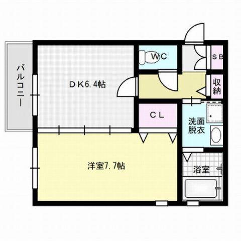 シャーメゾン別府 間取り