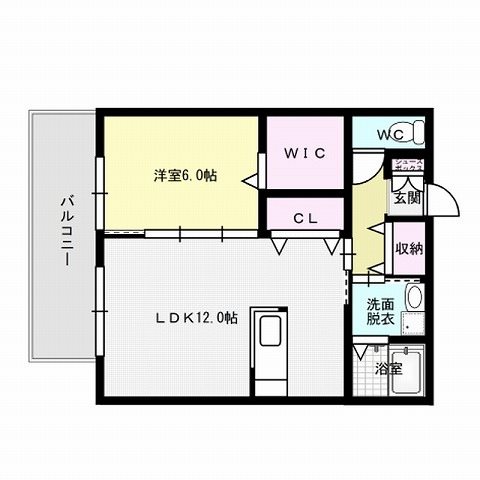 コンフォート福大前～ネット無料～ 間取り