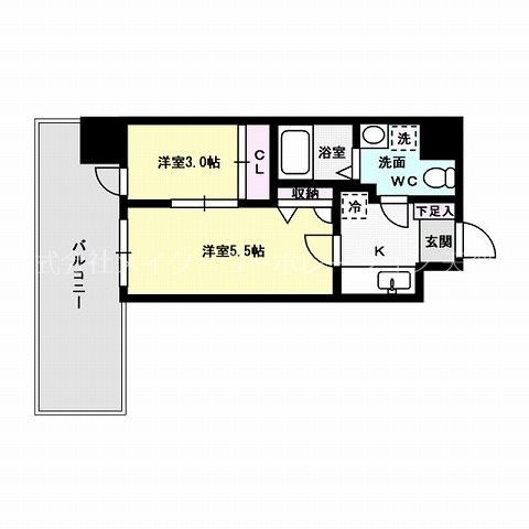 グランフォーレ呉服町 間取り