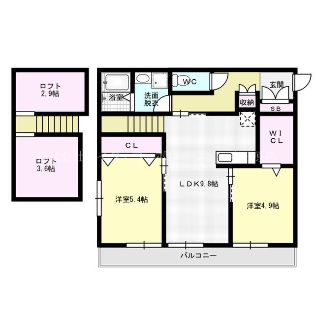 間取り ボン・メゾン 間取り図