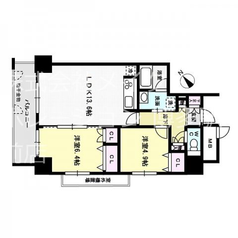 シャーメゾンステージ博多 間取り図