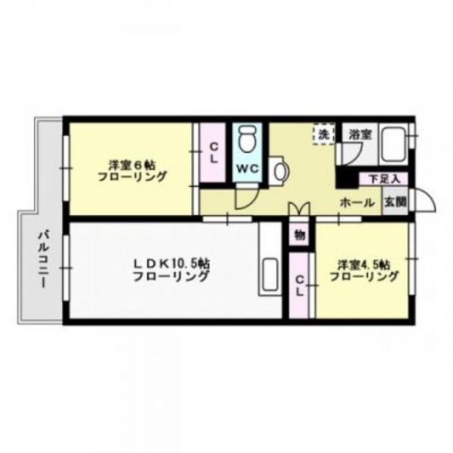大産桜坂マンション  間取り