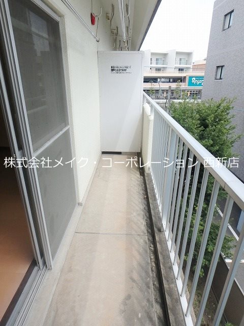 リバーコート西新 ベランダ