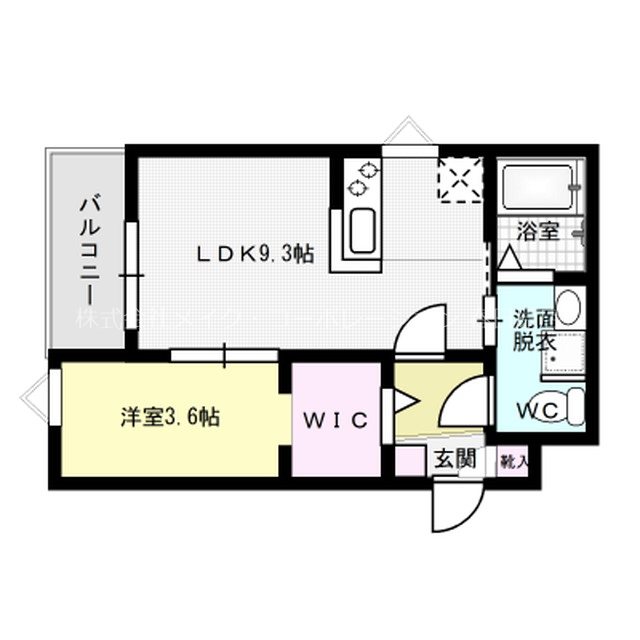 rise博多南 201号室 間取り