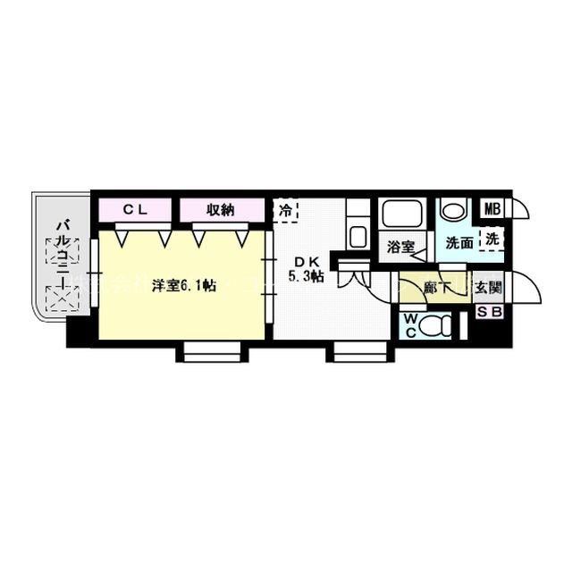 ソレイユ・ルヴァン 301号室 間取り