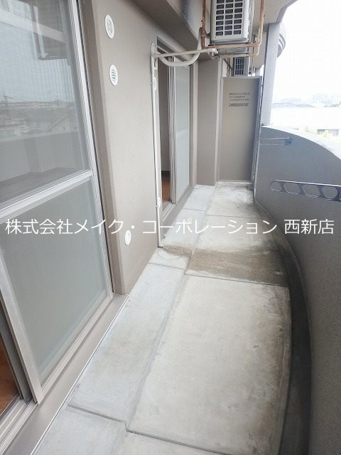 プレジデント白水Ⅱ ベランダ