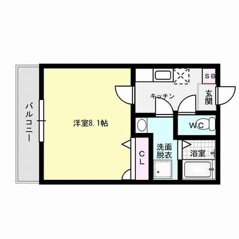 リブレア七隈駅前A棟 間取り