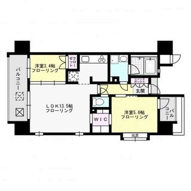 アクタス博多アネックス 間取り
