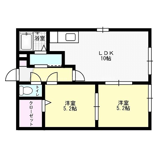 シャルマン2000 間取り図