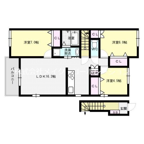 ラフィネ室見 間取り