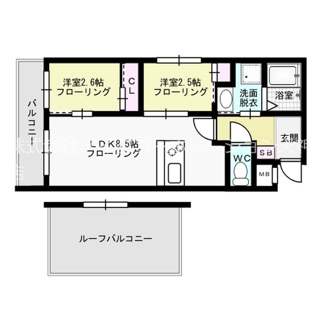 リアンプレミアムレジデンス平和 間取り