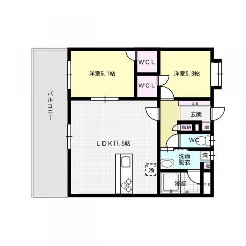 Brast城西 間取り