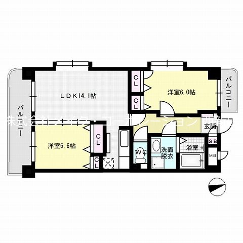 パインテール室見 間取り